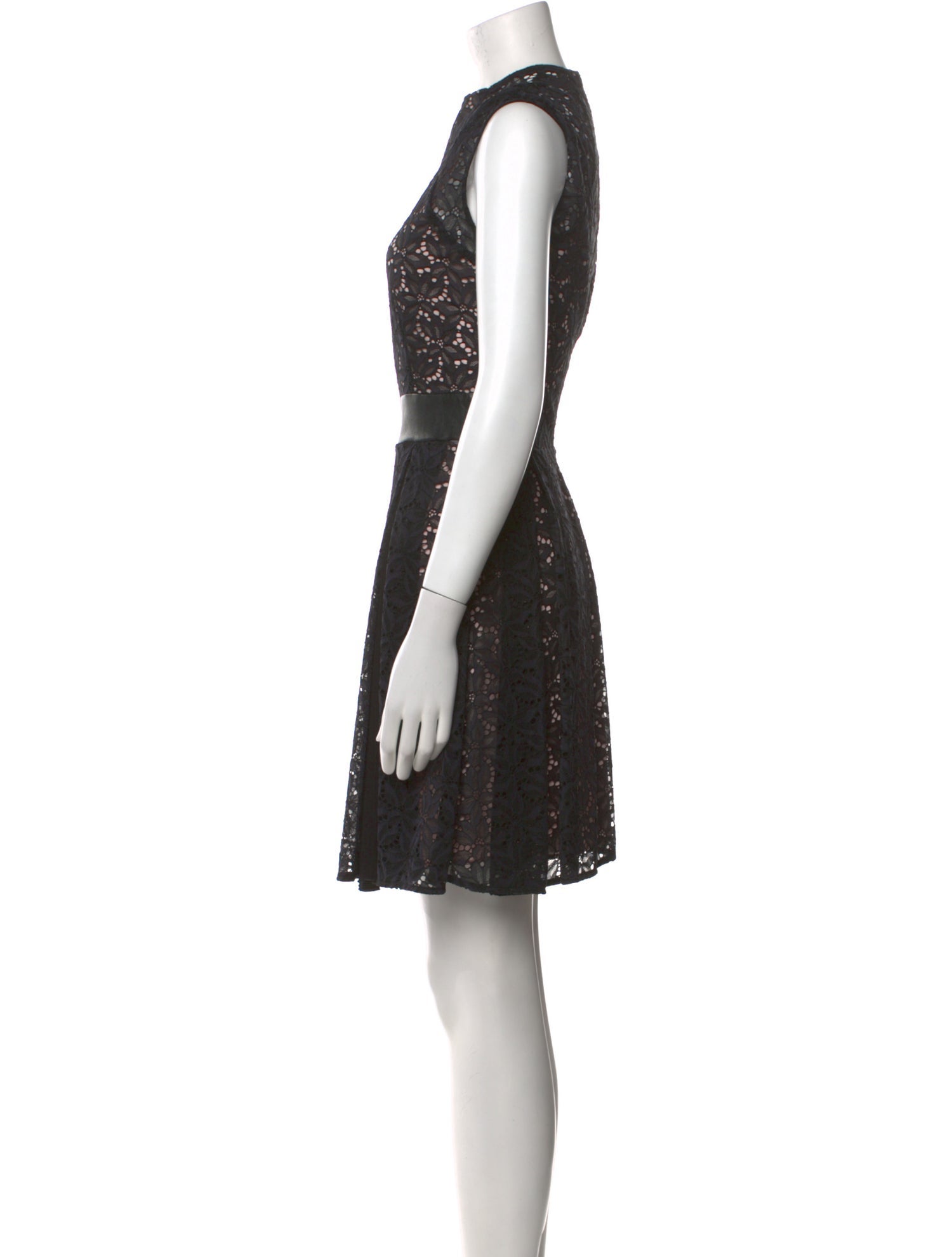 Pinko Lace Pattern Mini Dress