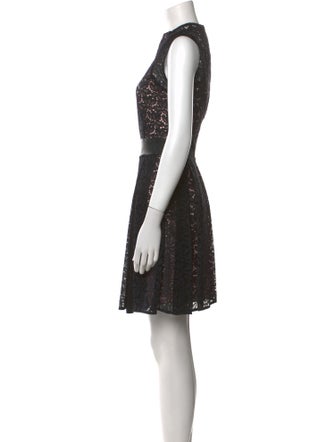 Pinko Lace Pattern Mini Dress