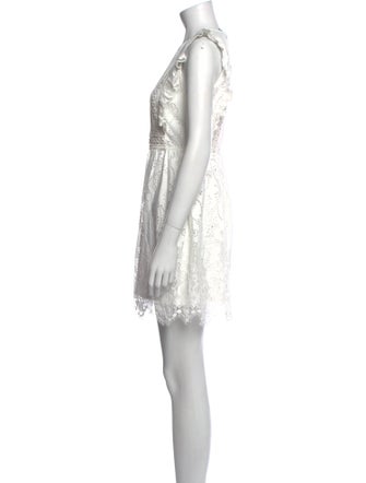 Pinko V-Neck Mini Dress