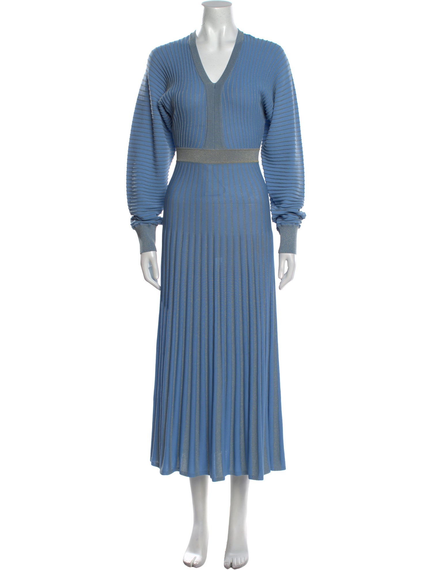 Pinko V-Neck Long Dress