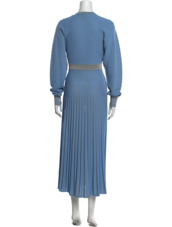 Pinko V-Neck Long Dress