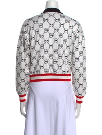 Pinko Printed V-Neck Sweater