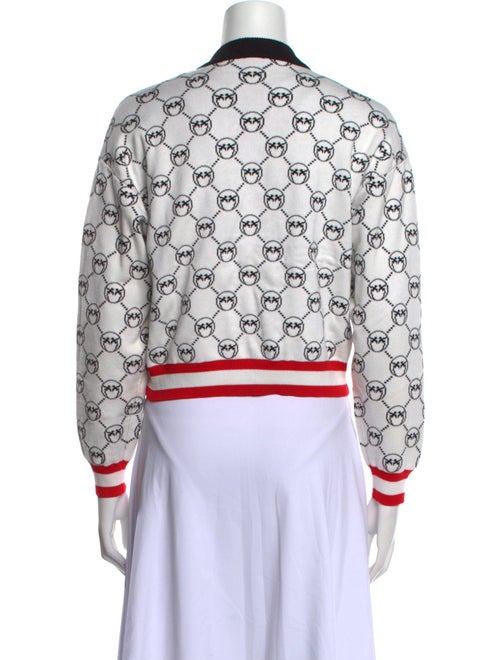 Pinko Printed V-Neck Sweater