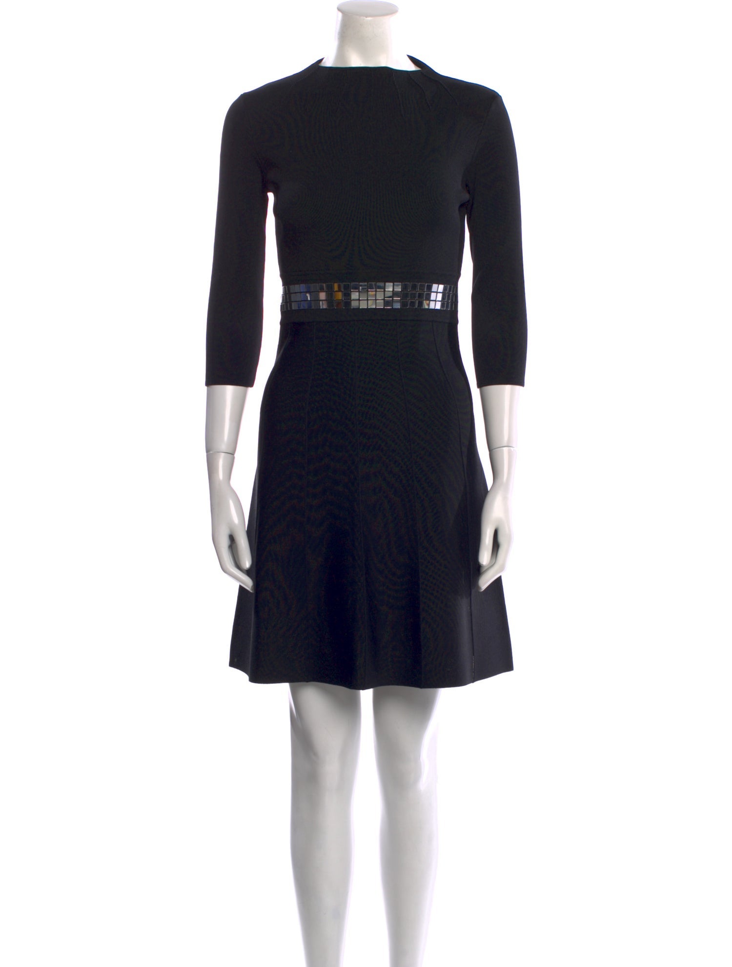 Pinko Bateau Neckline Mini Dress