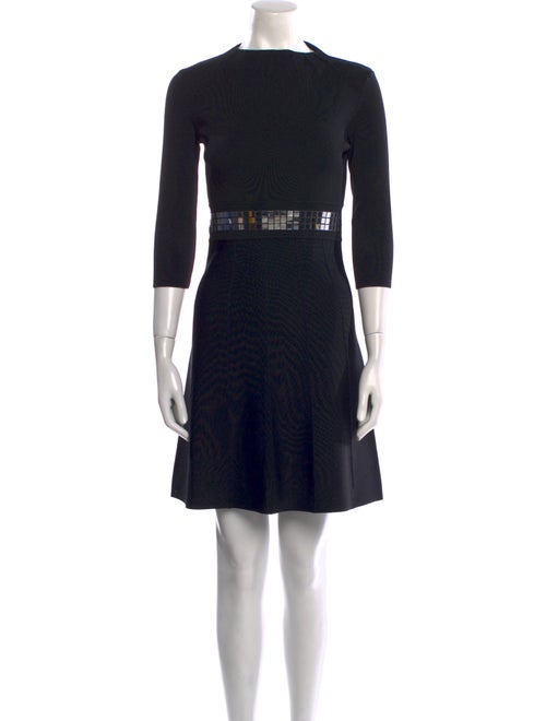 Pinko Bateau Neckline Mini Dress