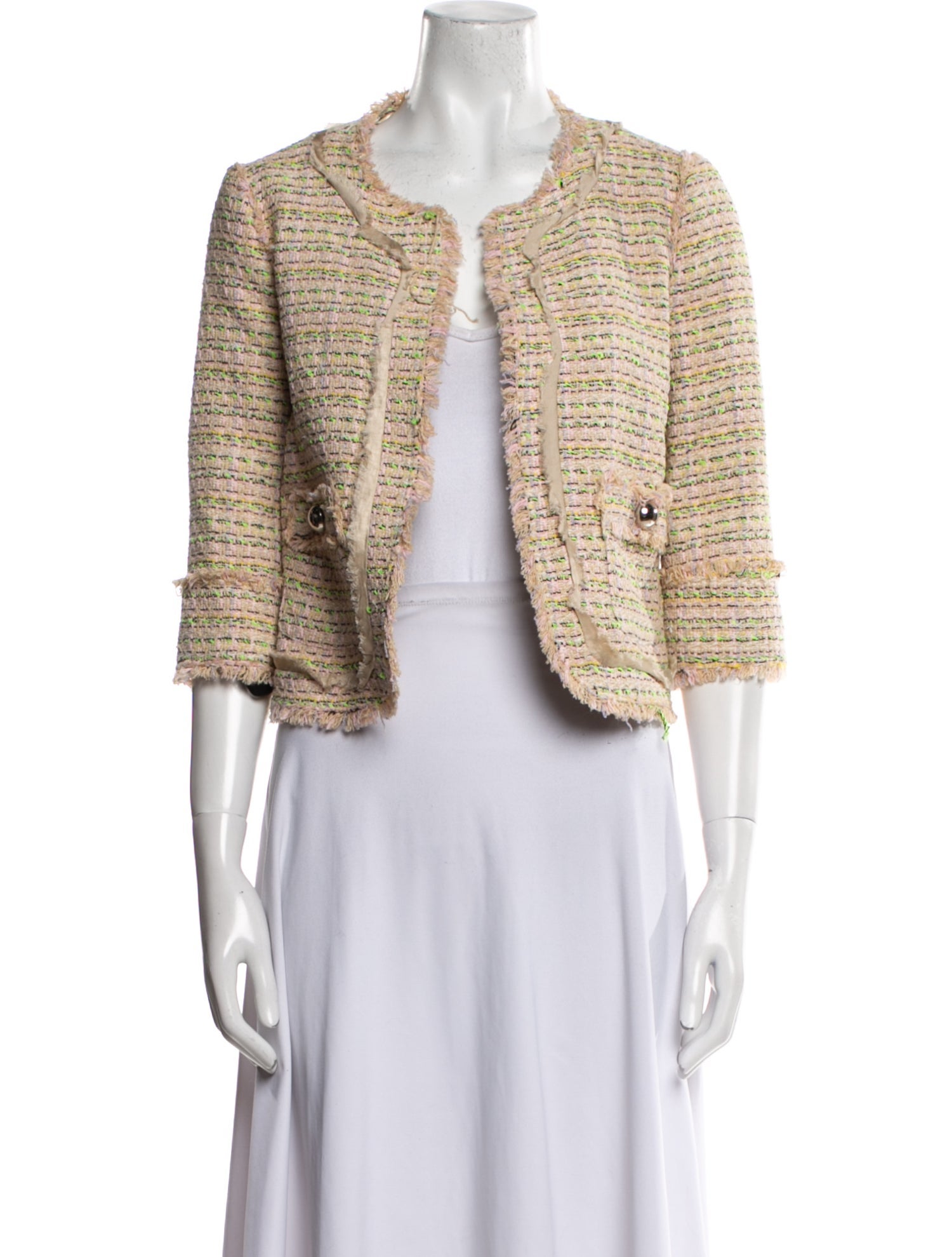 Pinko Tweed Pattern Evening Jacket w/ Tags