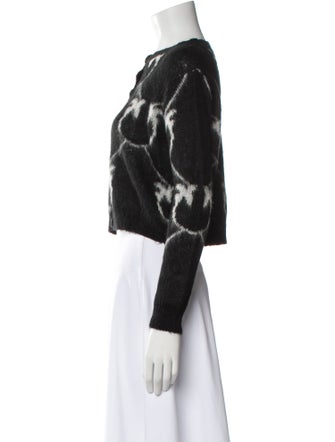 Pinko Tie-Dye Print Bateau Neckline Sweater