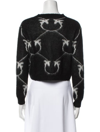 Pinko Tie-Dye Print Bateau Neckline Sweater