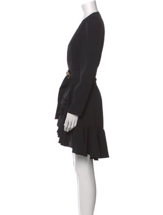 Pinko V-Neck Knee-Length Dress