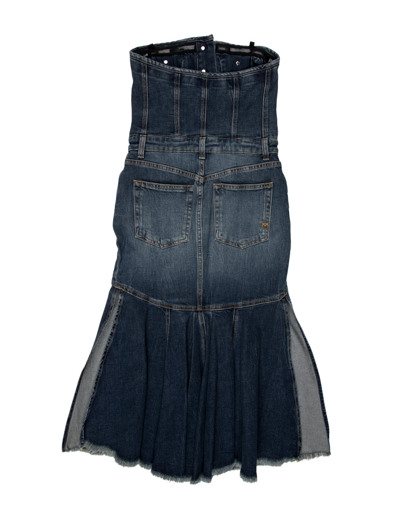 Pinko Strapless Knee-Length Dress