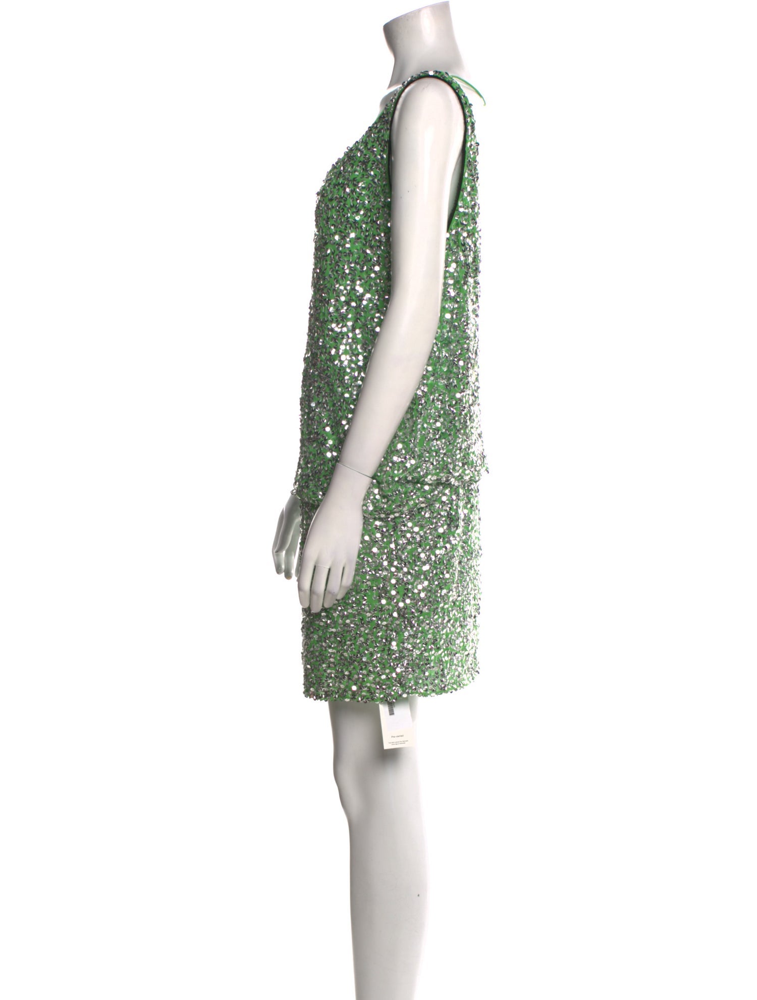 Pinko V-Neck Mini Dress