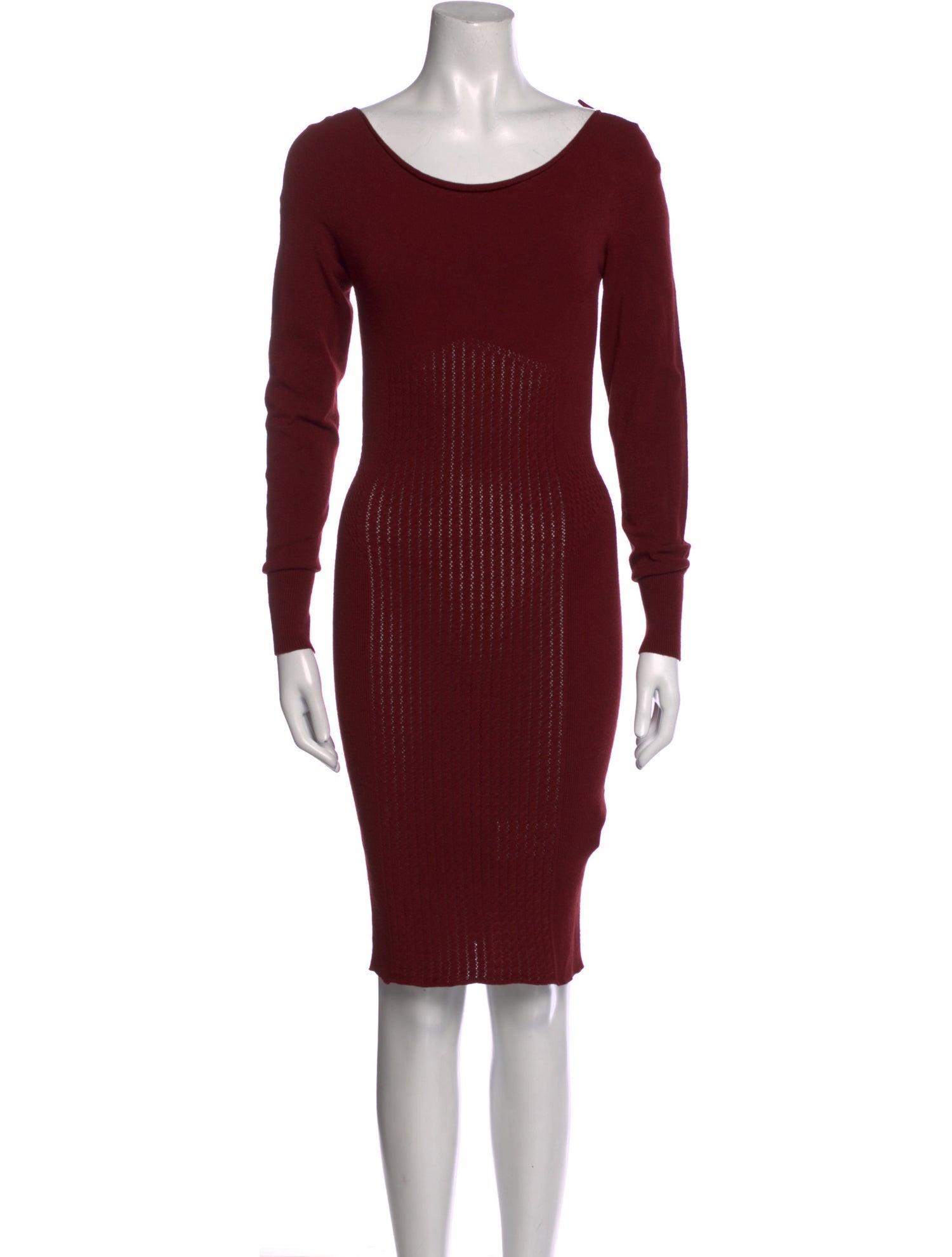 Pinko Scoop Neck Knee-Length Dress