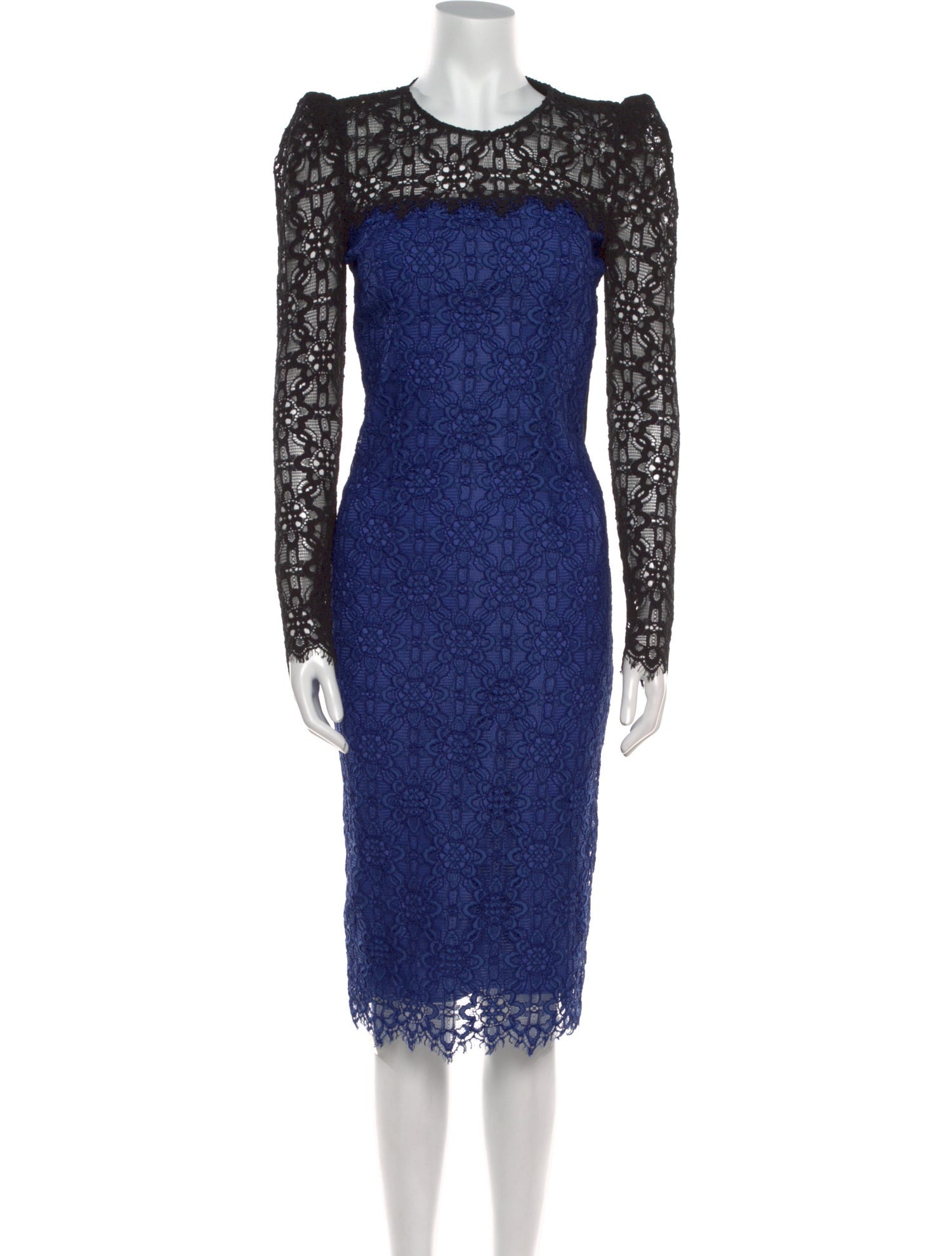 Pinko Lace Pattern Midi Length Dress