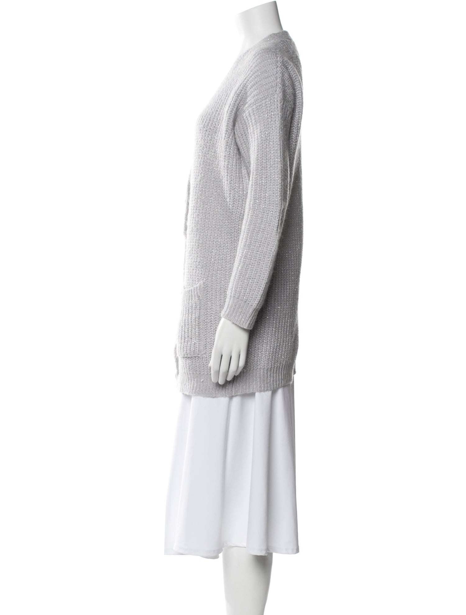 Pinko Mohair V-Neck Sweater