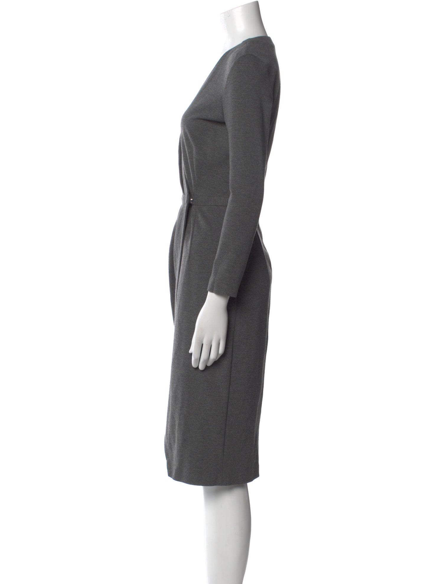 Pinko V-Neck Knee-Length Dress