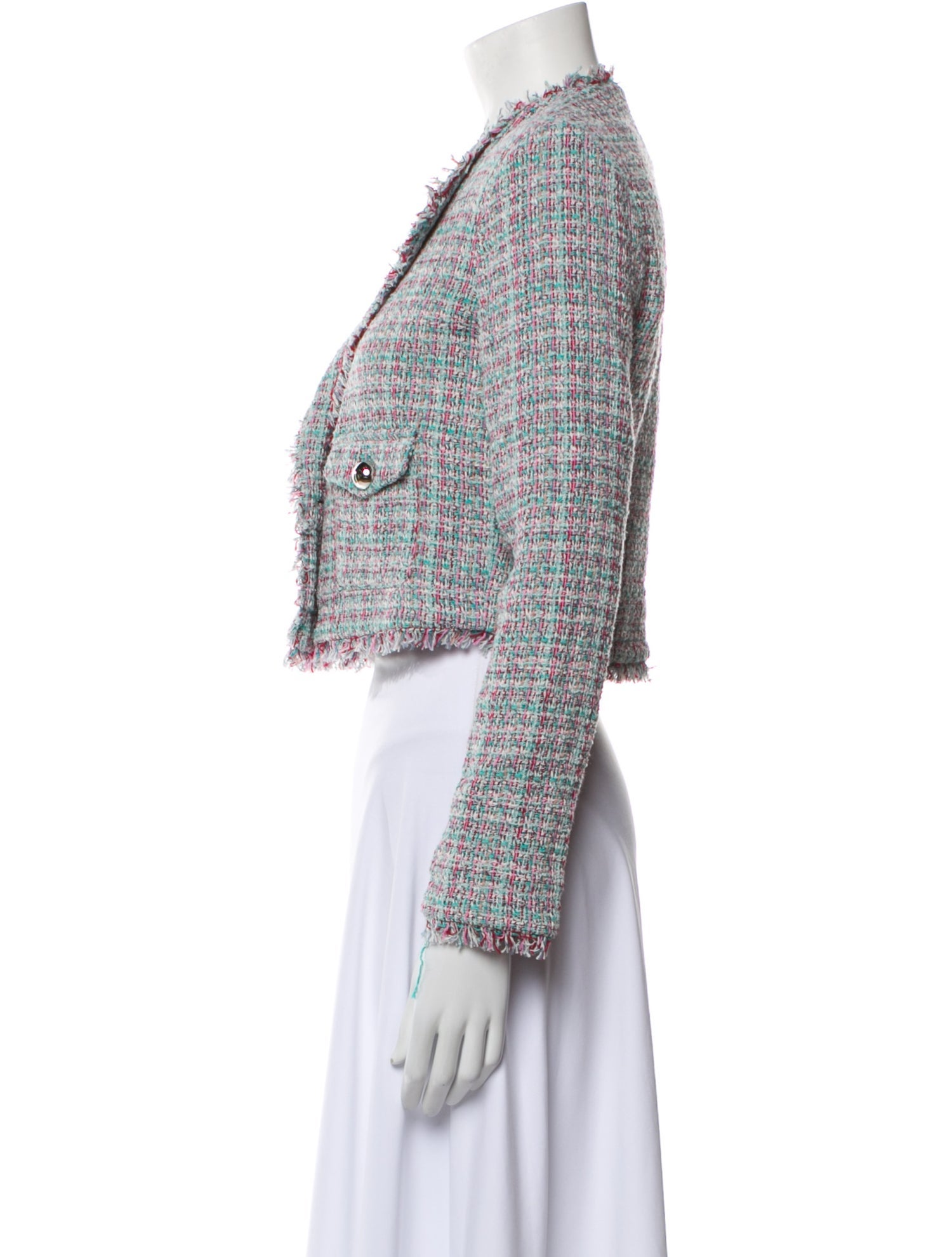 Pinko Tweed Pattern Blazer