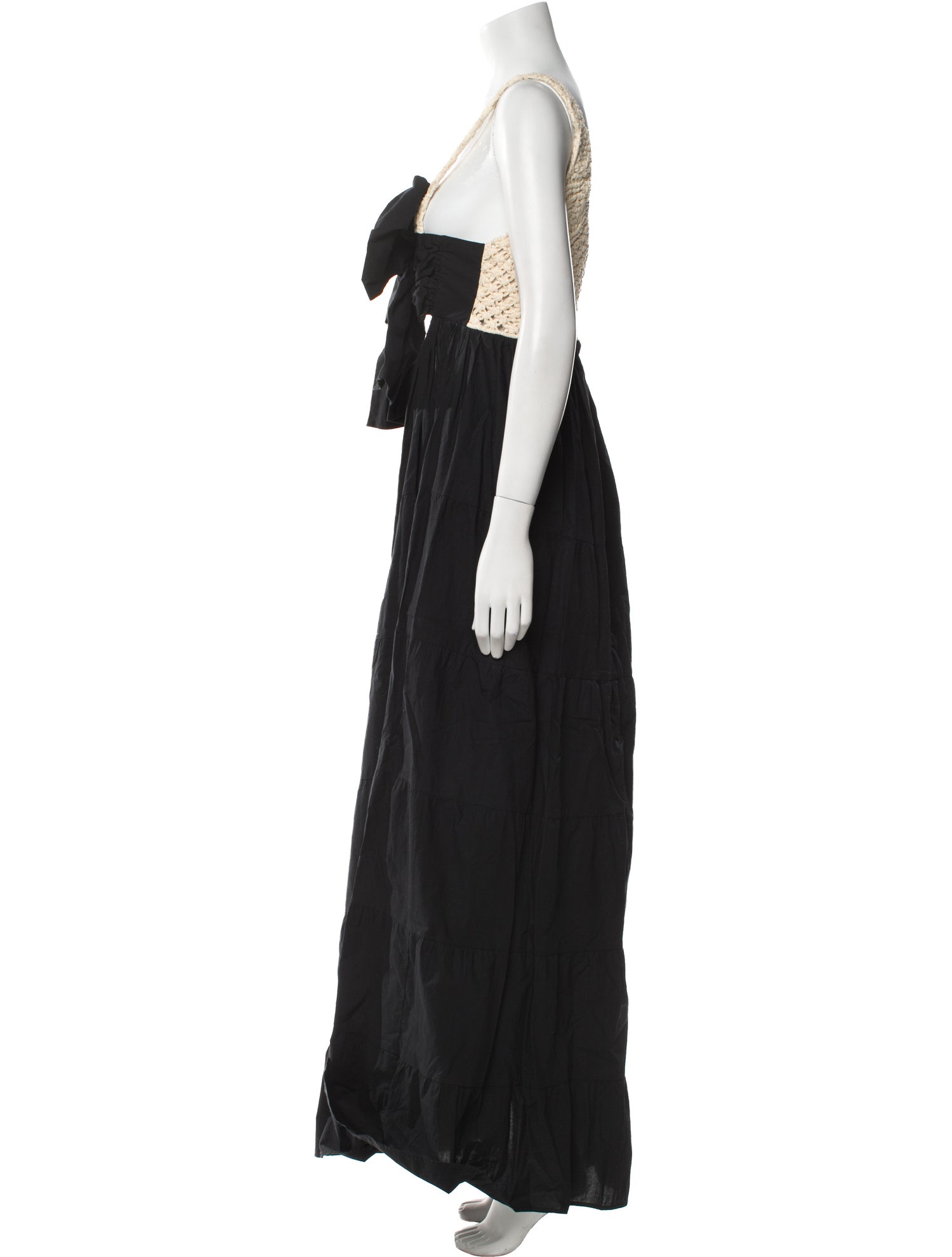 Pinko V-Neck Long Dress