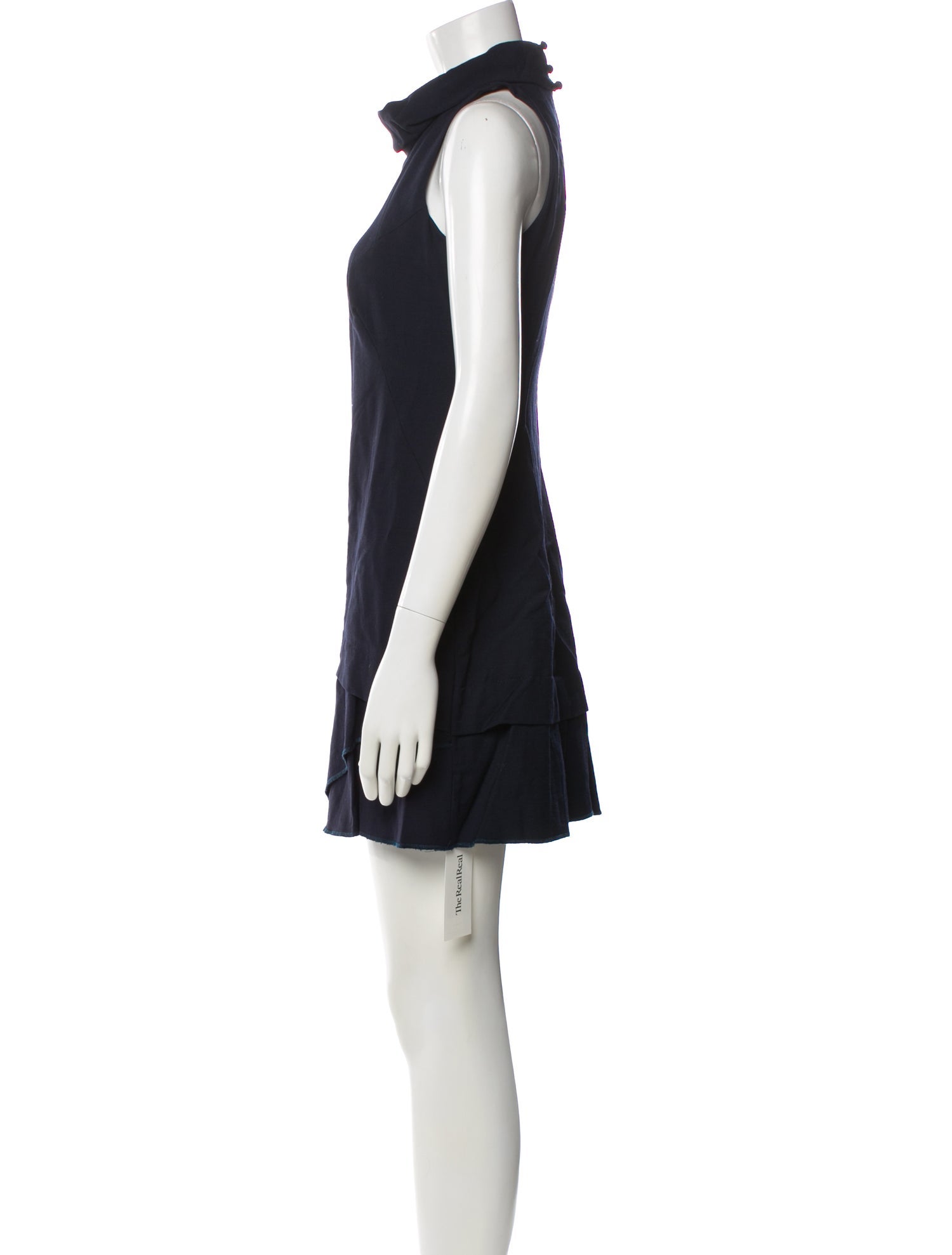 Pinko Virgin Wool Mini Dress