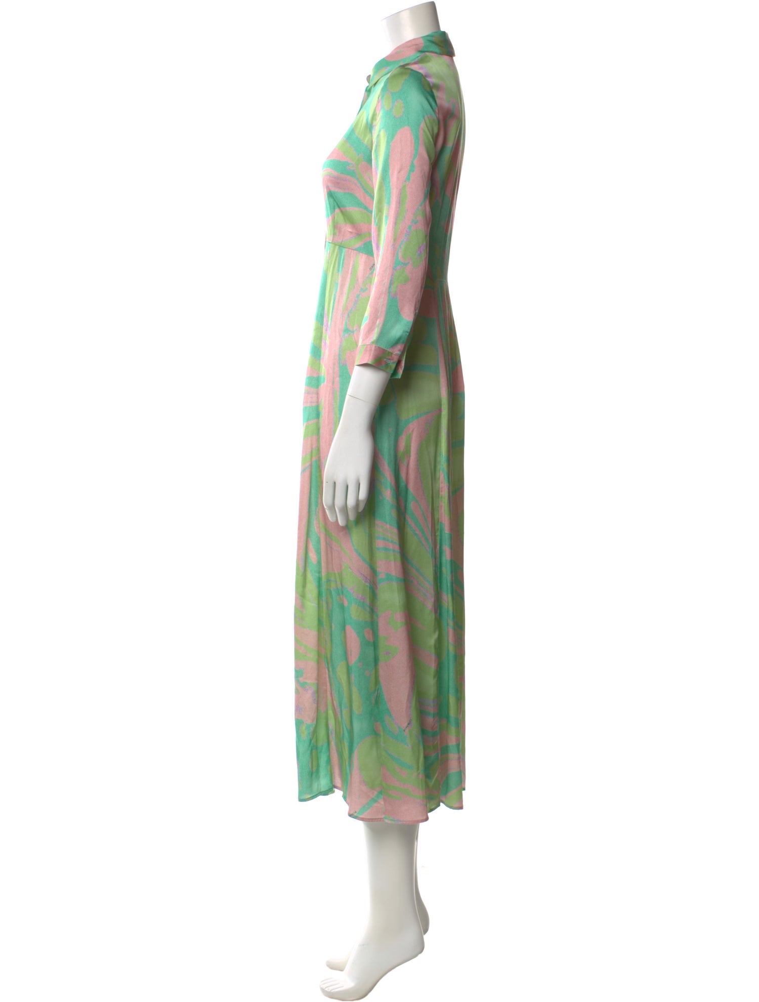 Pinko Printed Long Dress