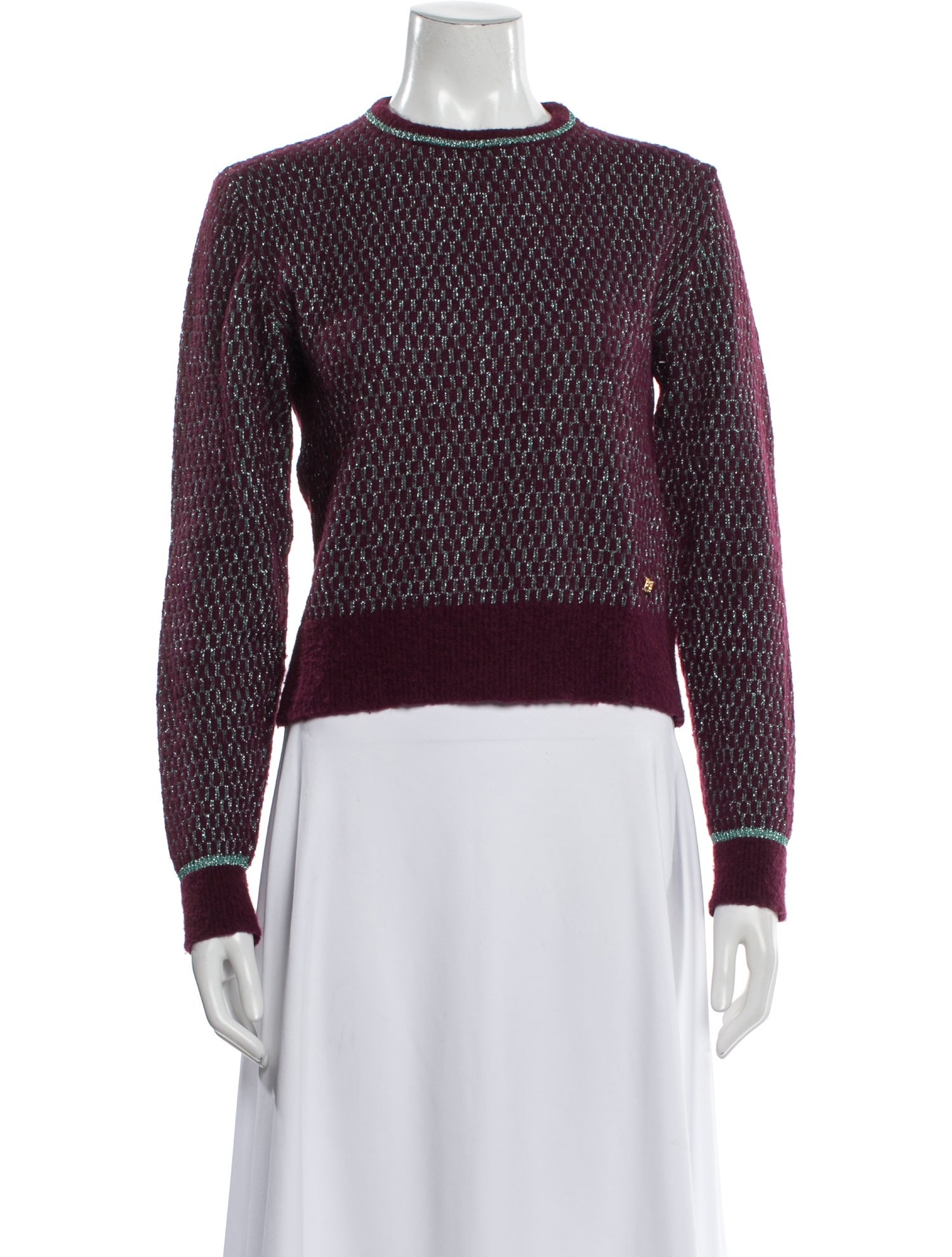 Pinko Alpaca Mock Neck Sweater