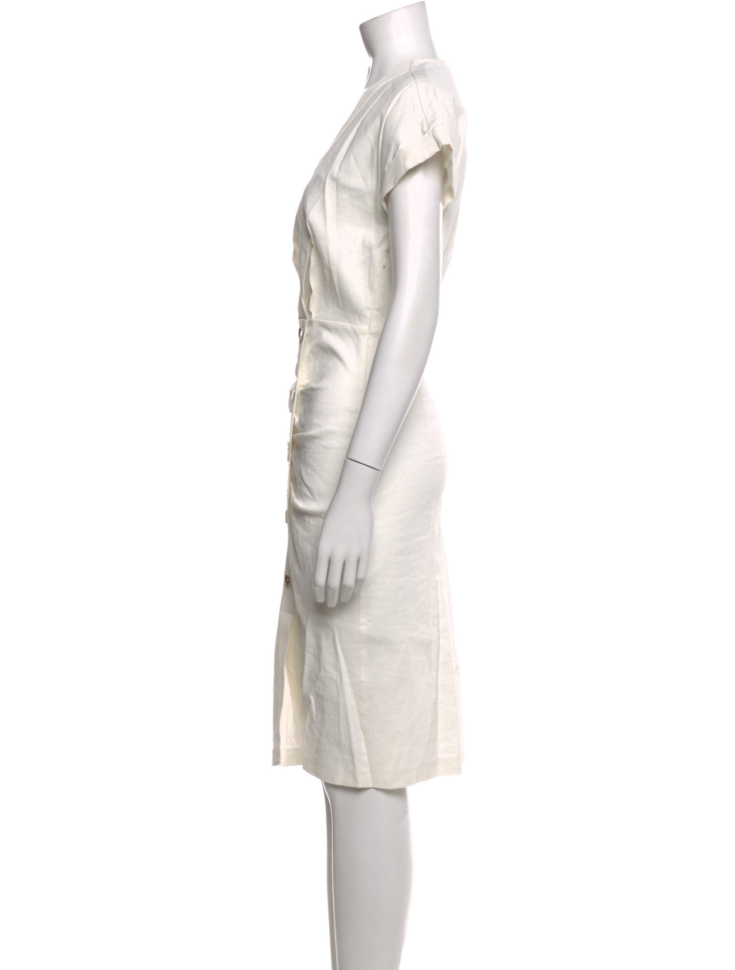 Pinko V-Neck Midi Length Dress