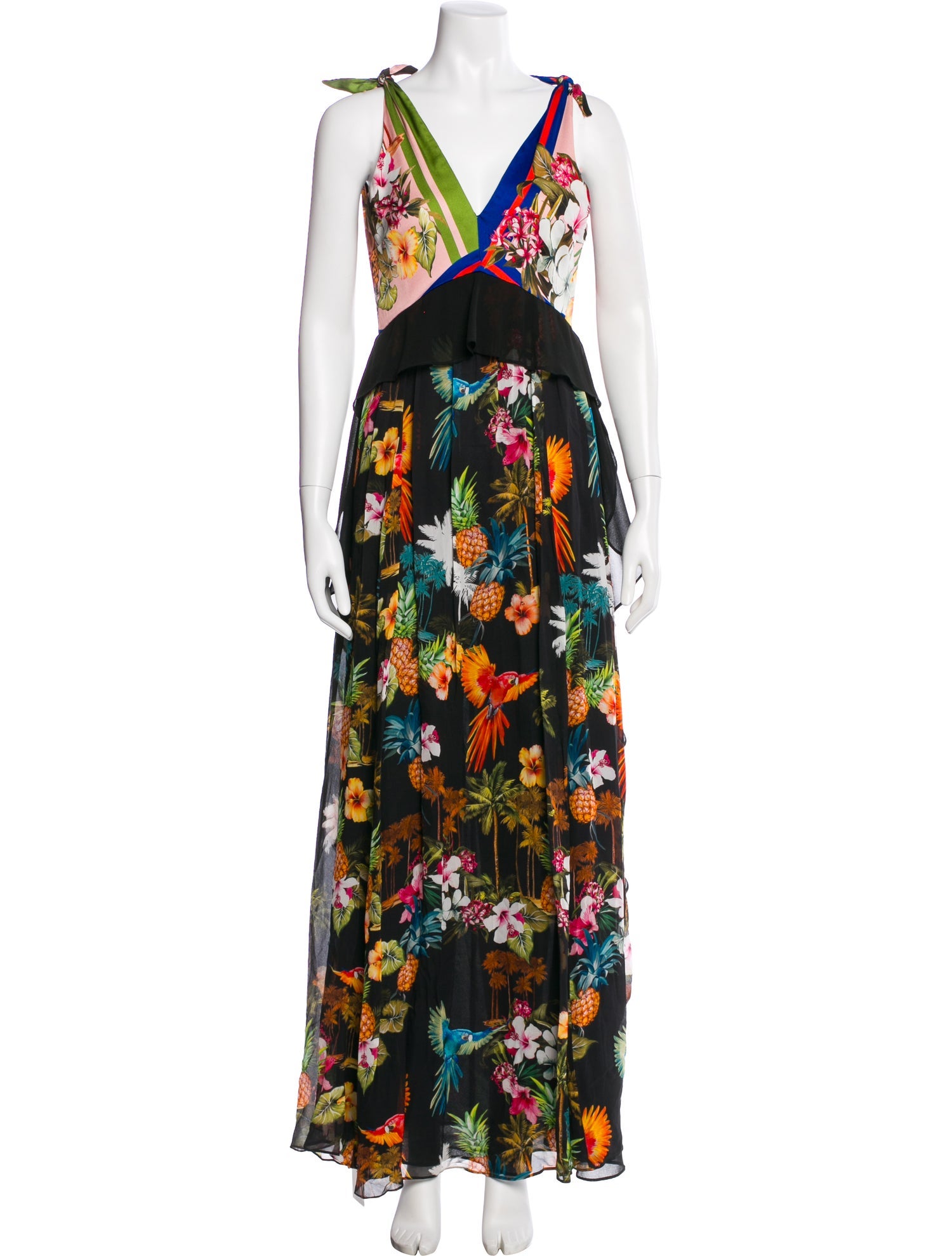 Pinko Floral Print Long Dress