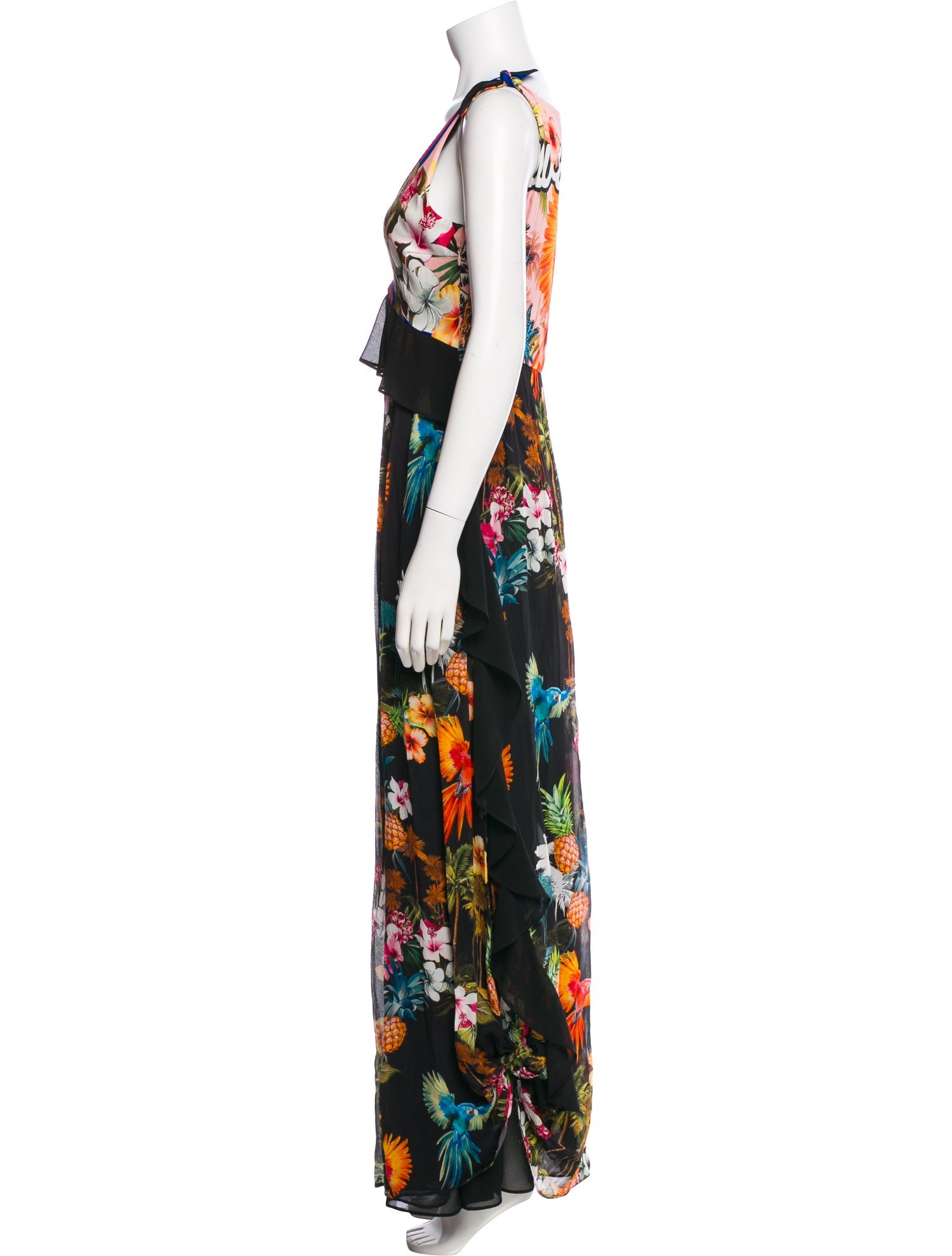 Pinko Floral Print Long Dress