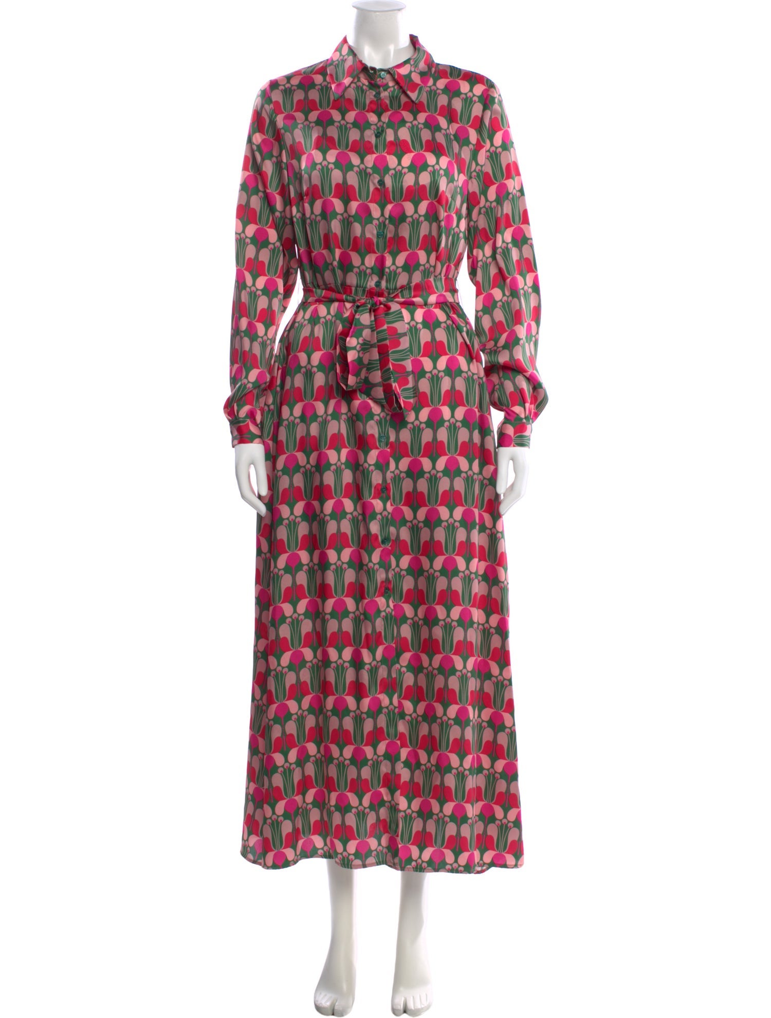 Pinko Printed Long Dress w/ Tags