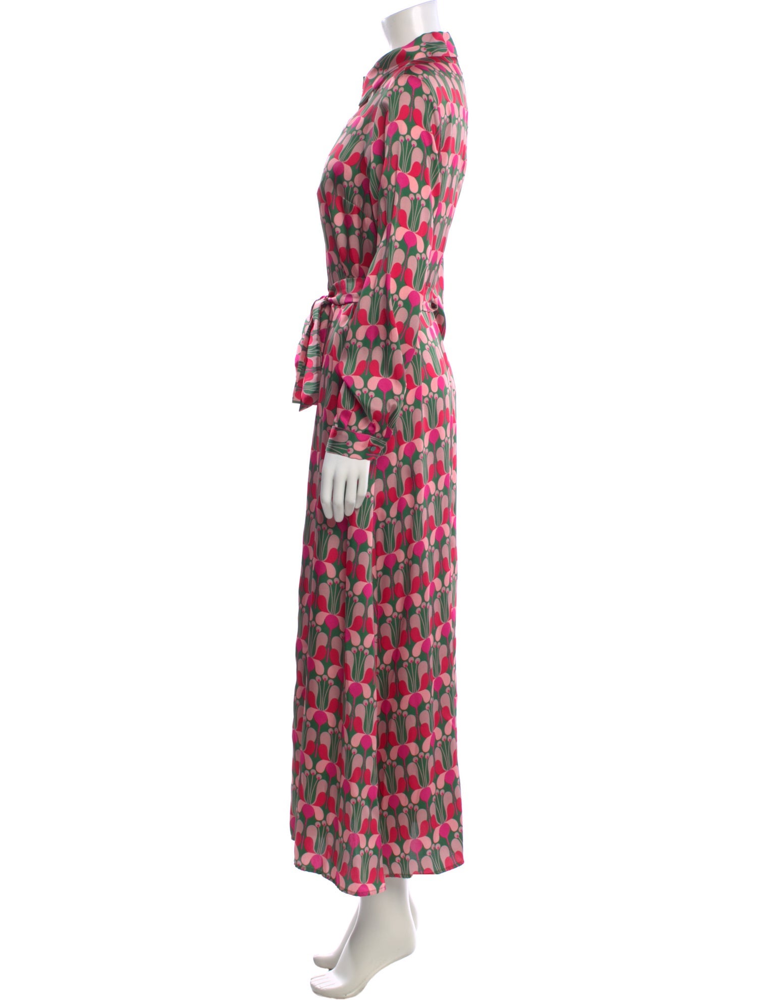 Pinko Printed Long Dress w/ Tags