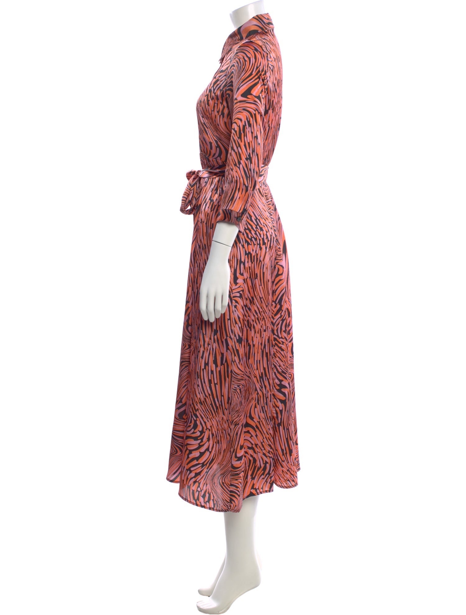 Pinko Printed Long Dress