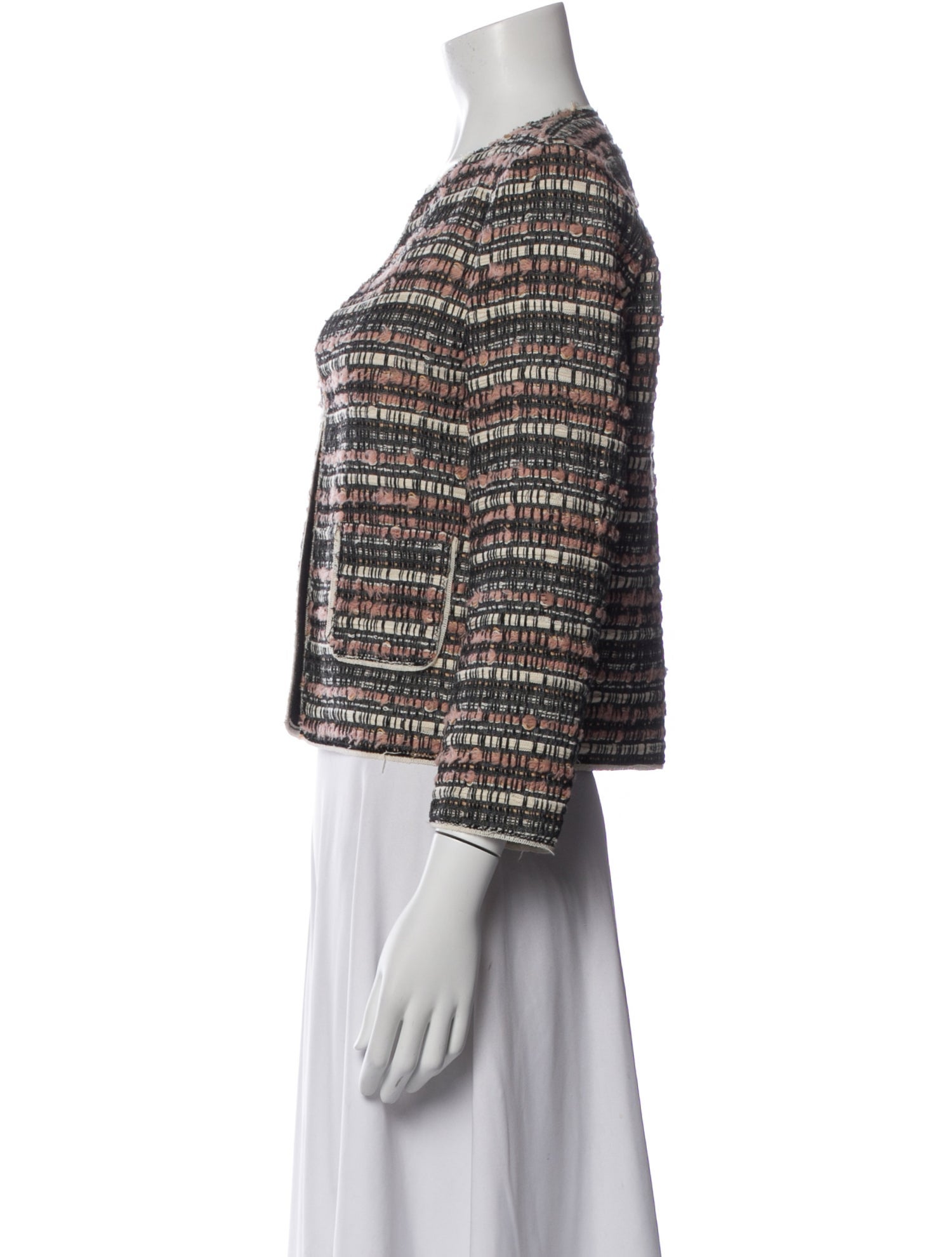 Pinko Tweed Pattern Evening Jacket