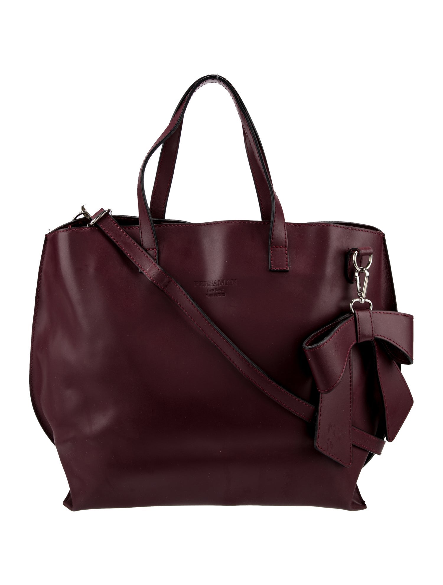 Persaman New York Leather Top Handle Bag