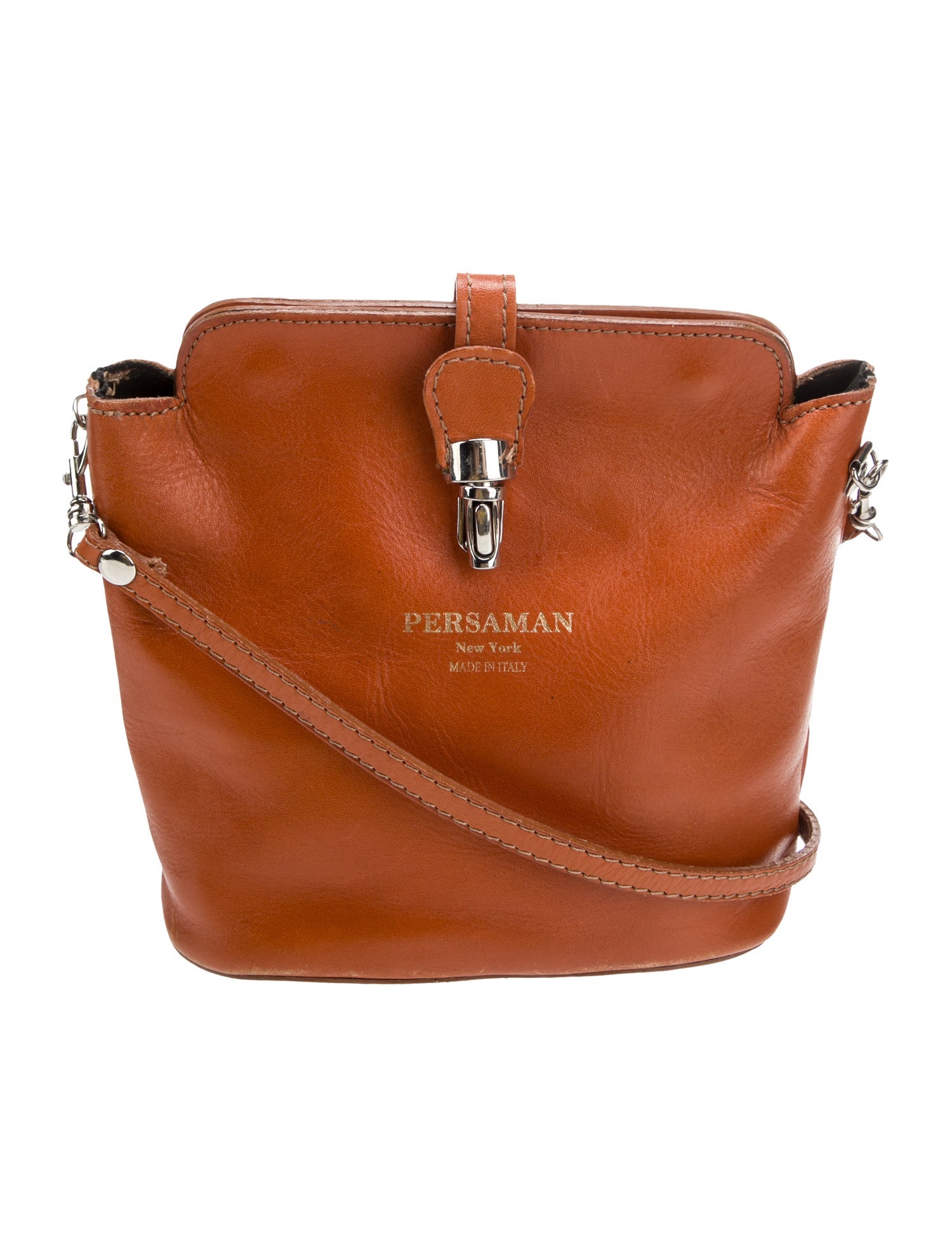 Persaman New York Leather Crossbody Bag Vintage