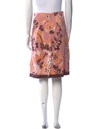 Persaman New York Floral Print Knee-Length Skirt
