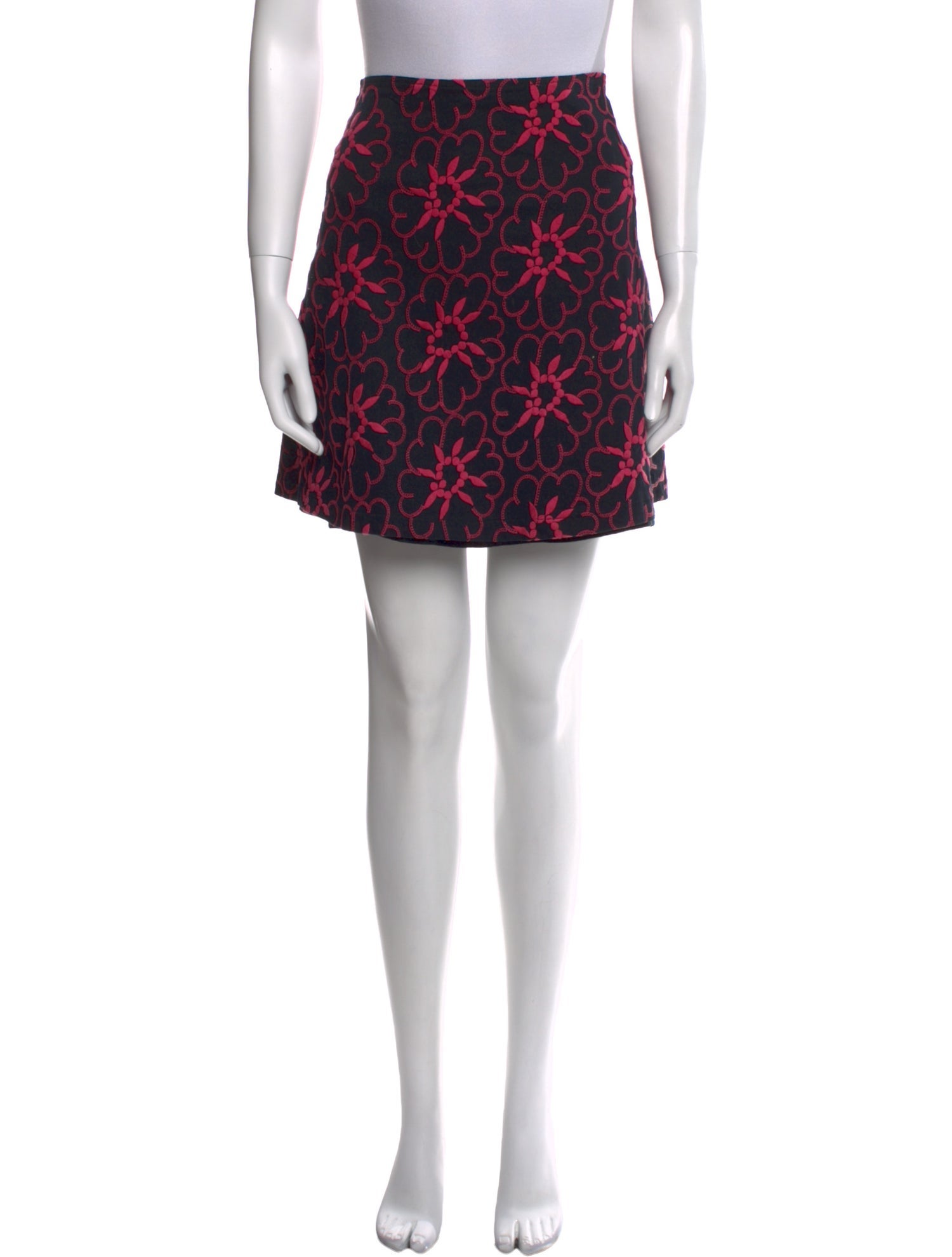 Persaman New York Floral Print Mini Skirt