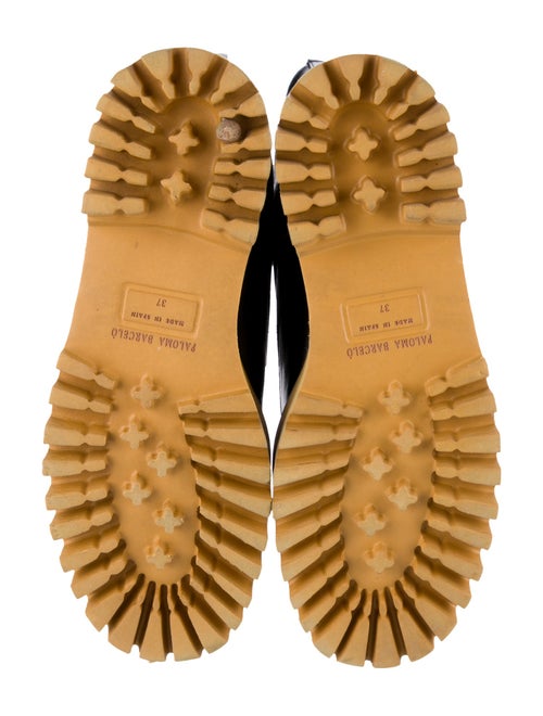 Paloma Barceló Leather Combat Boots