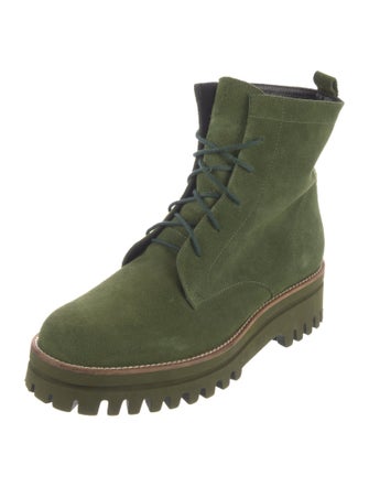 Paloma Barceló Suede Combat Boots