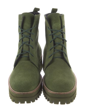Paloma Barceló Suede Combat Boots