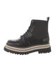 Paloma Barceló Leather Combat Boots