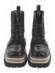 Paloma Barceló Leather Combat Boots