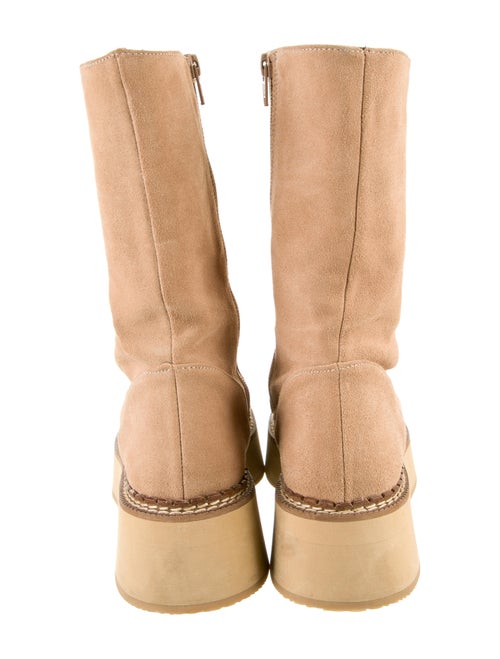 Paloma Barceló Suede Combat Boots