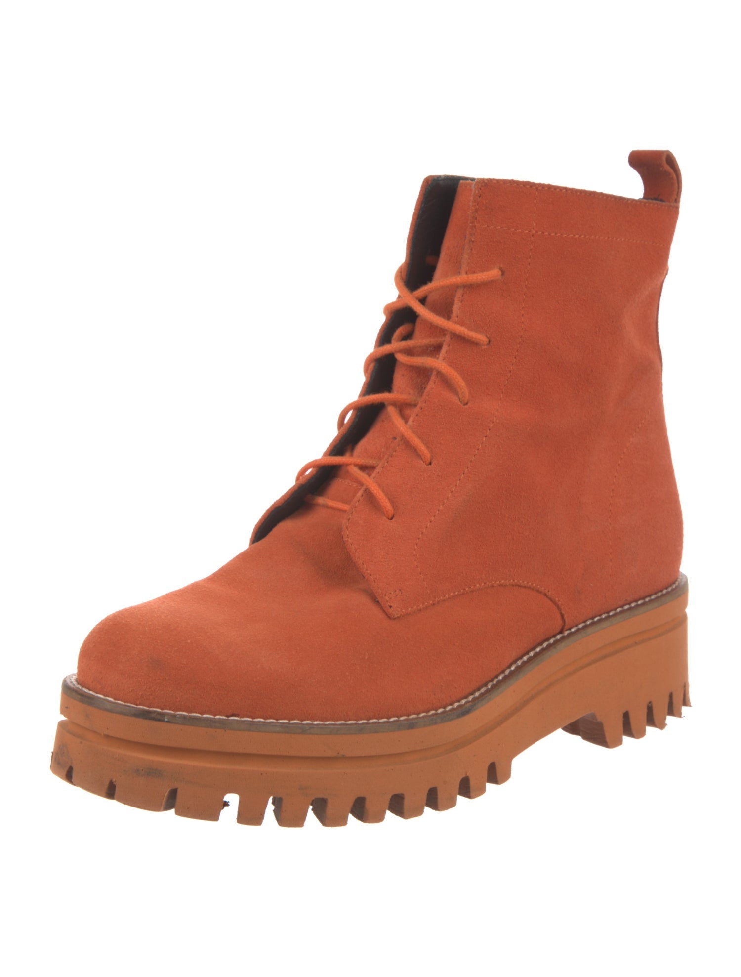 Paloma Barceló Suede Combat Boots