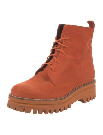 Paloma Barceló Suede Combat Boots