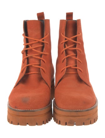 Paloma Barceló Suede Combat Boots