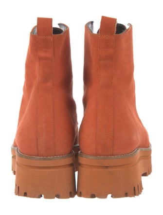 Paloma Barceló Suede Combat Boots