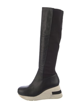 Paloma Barceló Leather Riding Boots