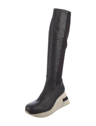 Paloma Barceló Leather Riding Boots