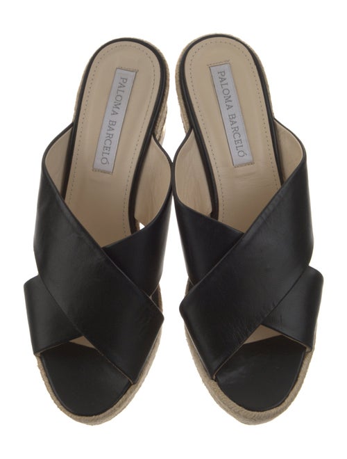 Paloma Barceló Leather Espadrilles
