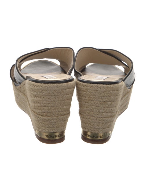 Paloma Barceló Leather Espadrilles