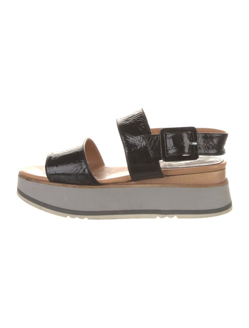 Paloma Barceló Patent Leather Slingback Sandals